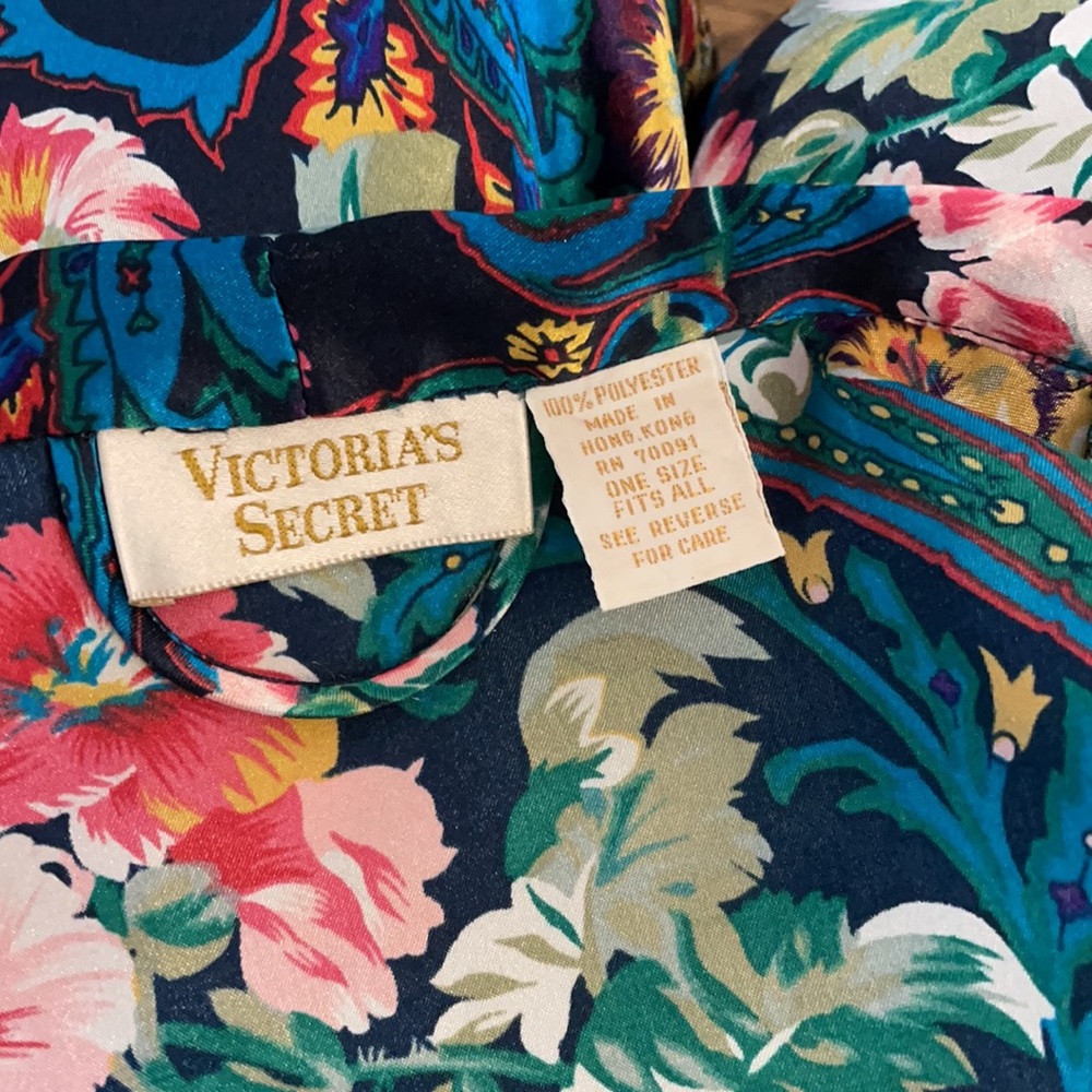Victoria's Secret kimono wrap dress vintage boho - Picture 8 of 10